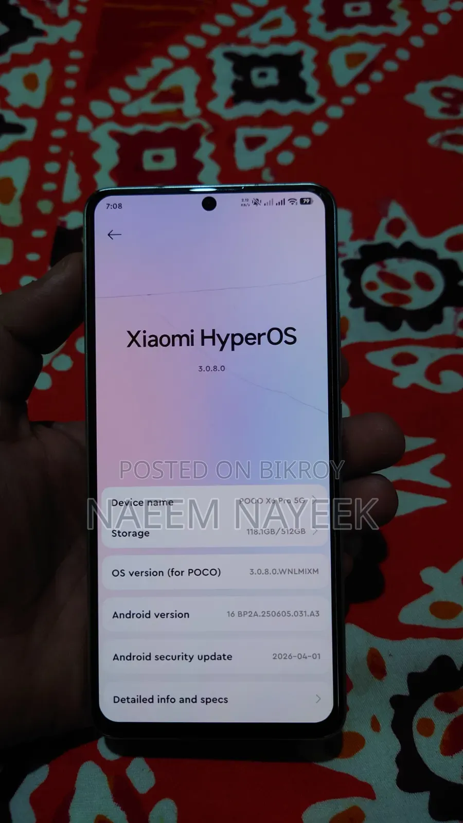 Xiaomi Poco X6 Pro 512 GB Gray