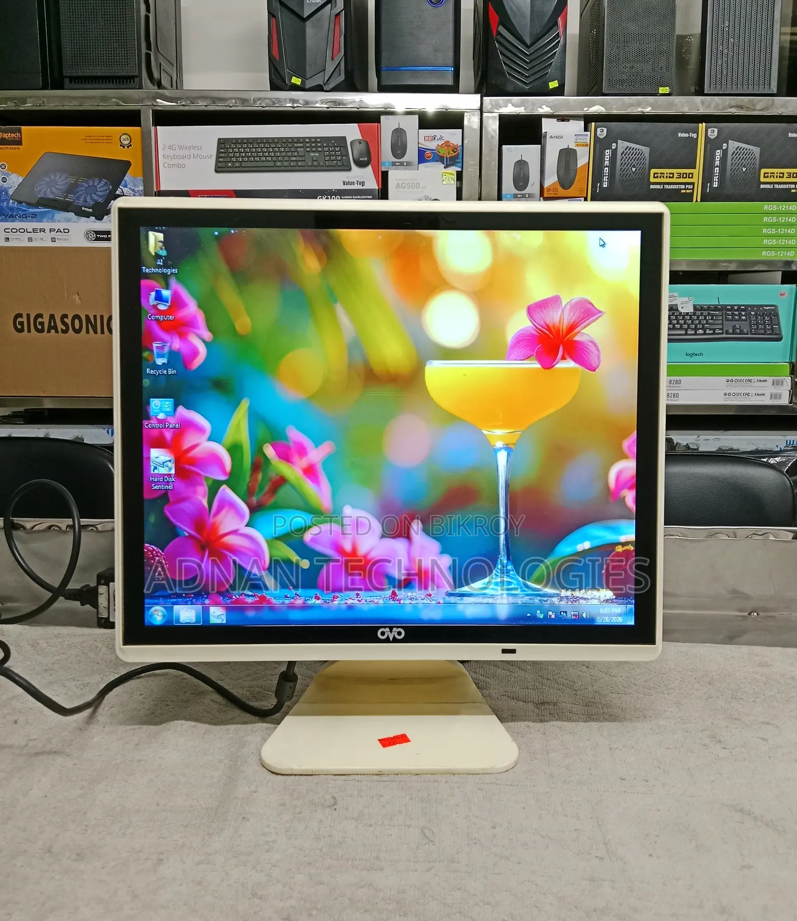 Japanese Brand Ovo 17′′ Full Hd 75hz Led Monitor