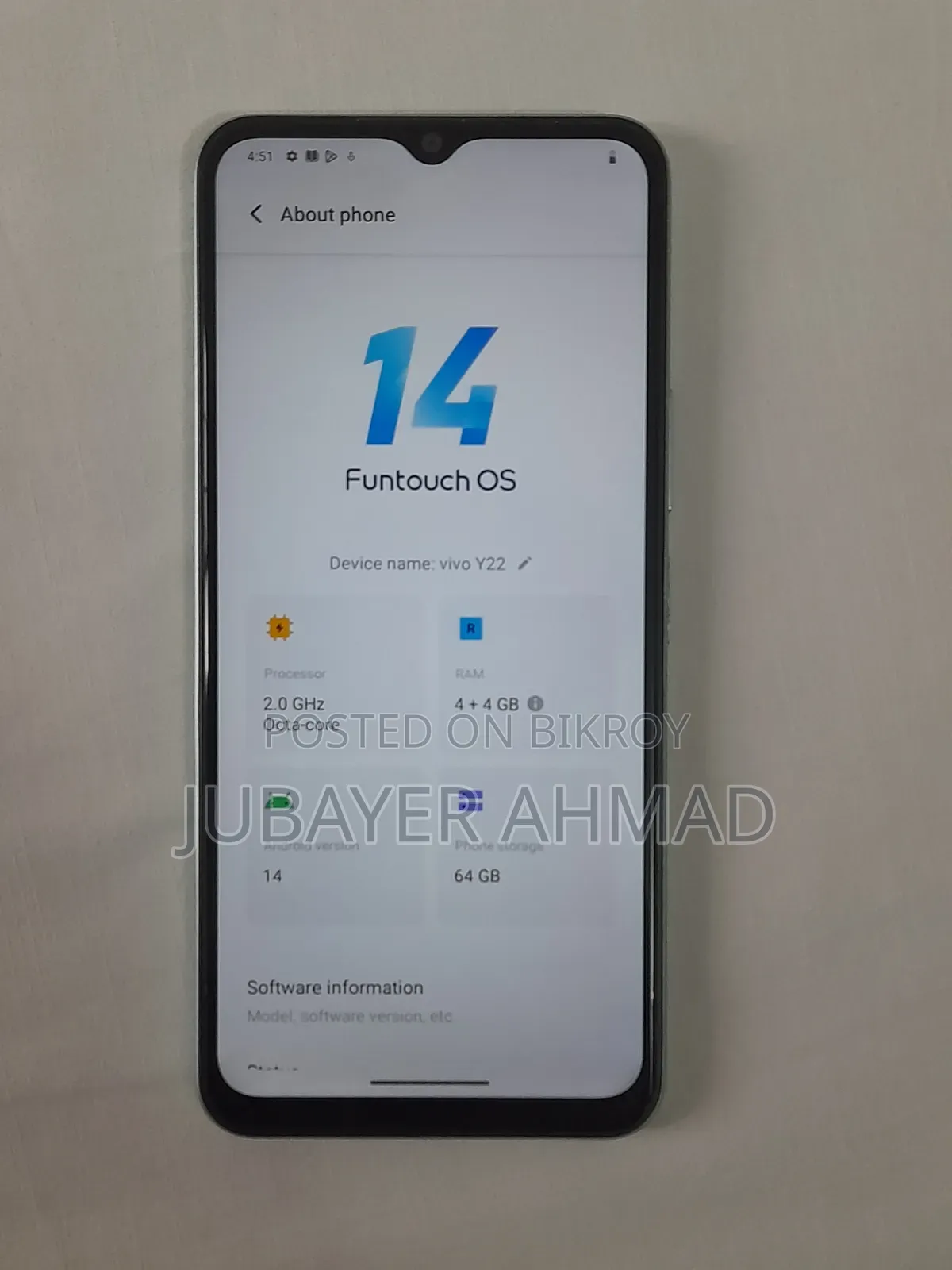 Vivo Y22 64 GB