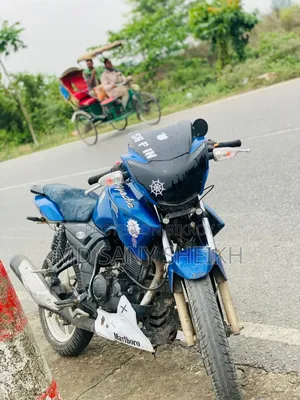 TVS Apache RTR 160 2v Refresh X-connect 2018 Blue
