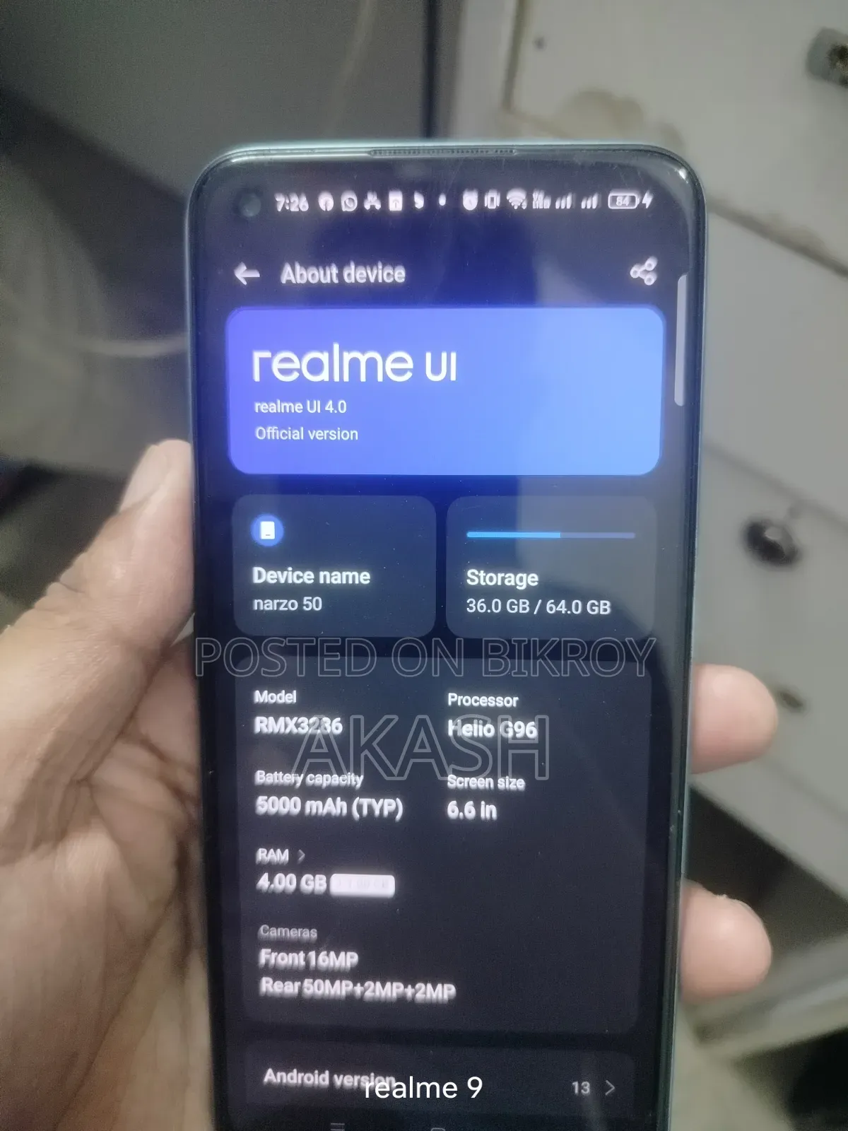 Realme Narzo 50 64 GB