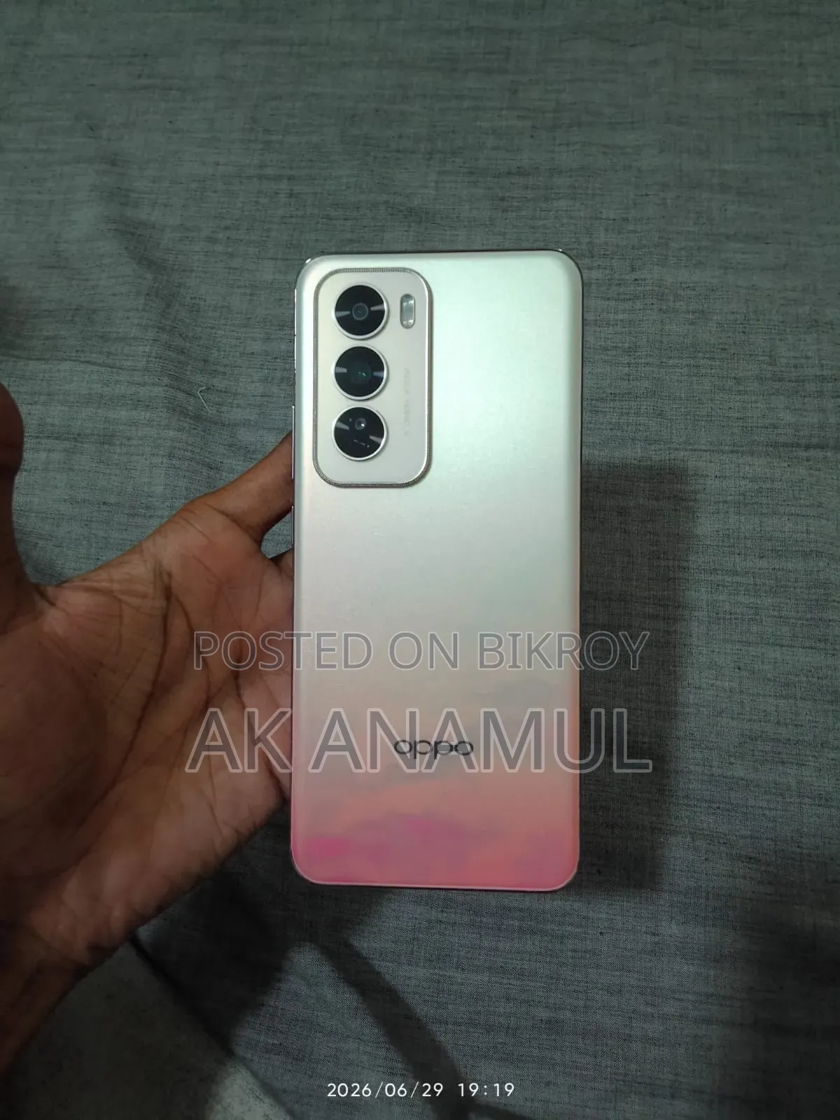 Oppo Reno 12 5G 256 GB Rose Gold