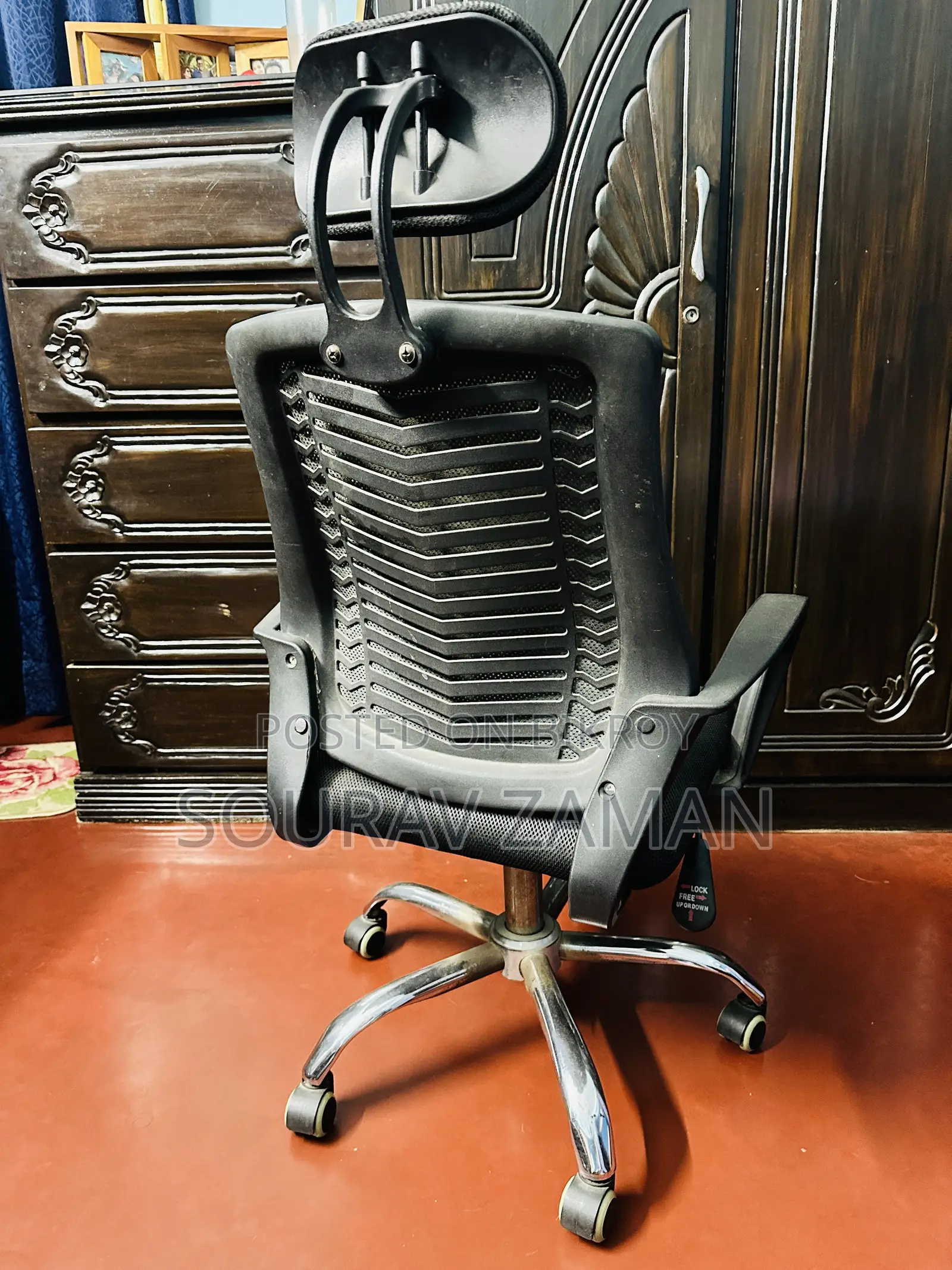 Mesh Chair With Head Rest