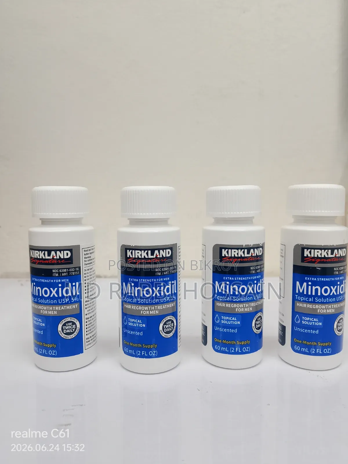 Kirkland Signature Minoxidil Topical Solution USP 5%