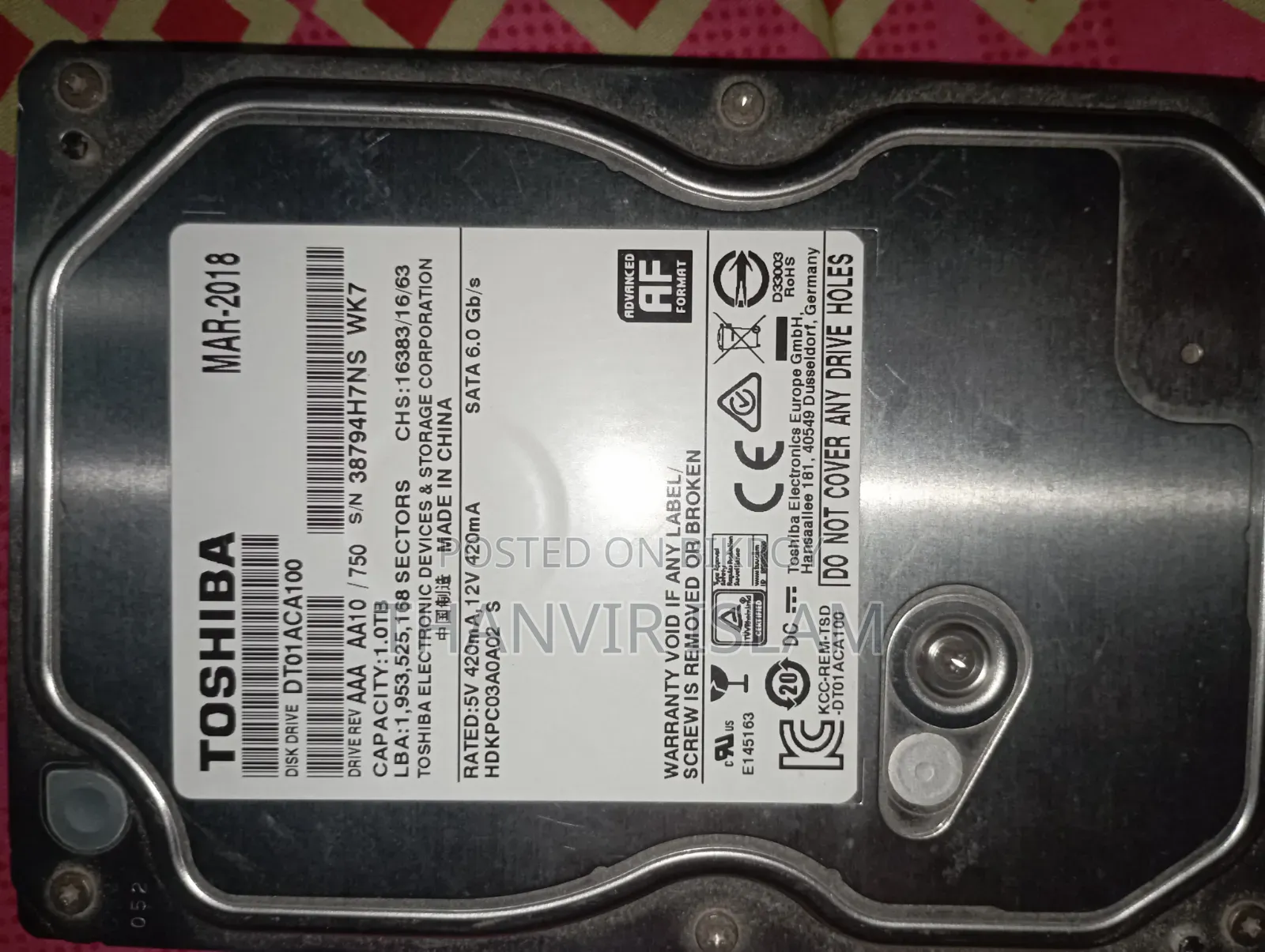 Toshiba Hard Disk