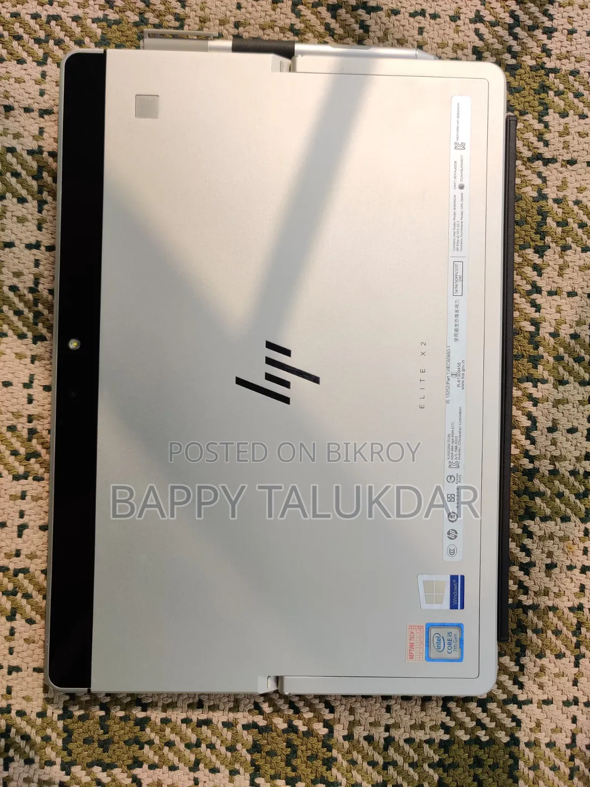 Laptop HP Elite X2 1012 G2 8GB Intel Core I5 SSD 256GB