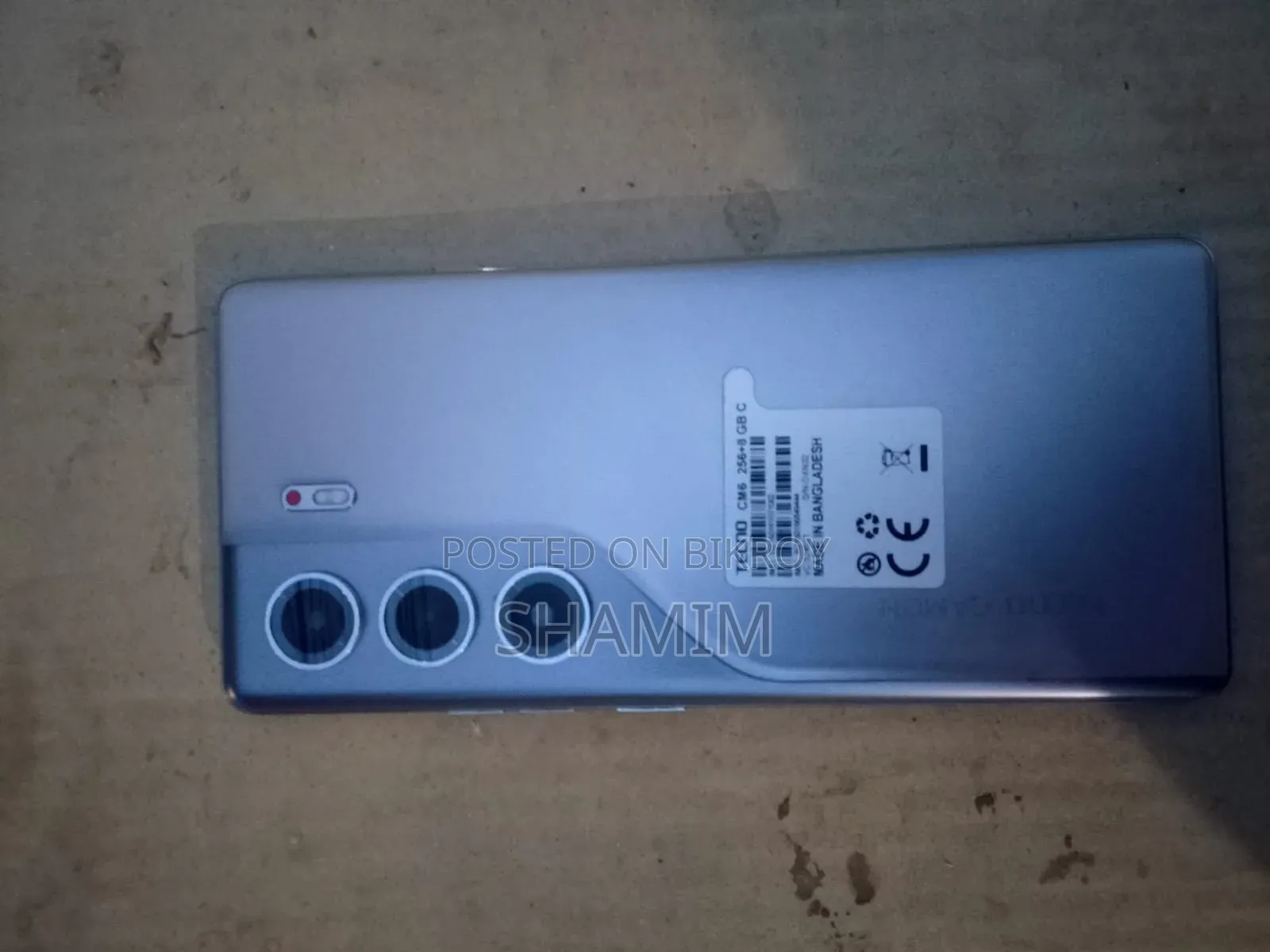 Tecno Camon 40 Pro 4G 256 GB Gray