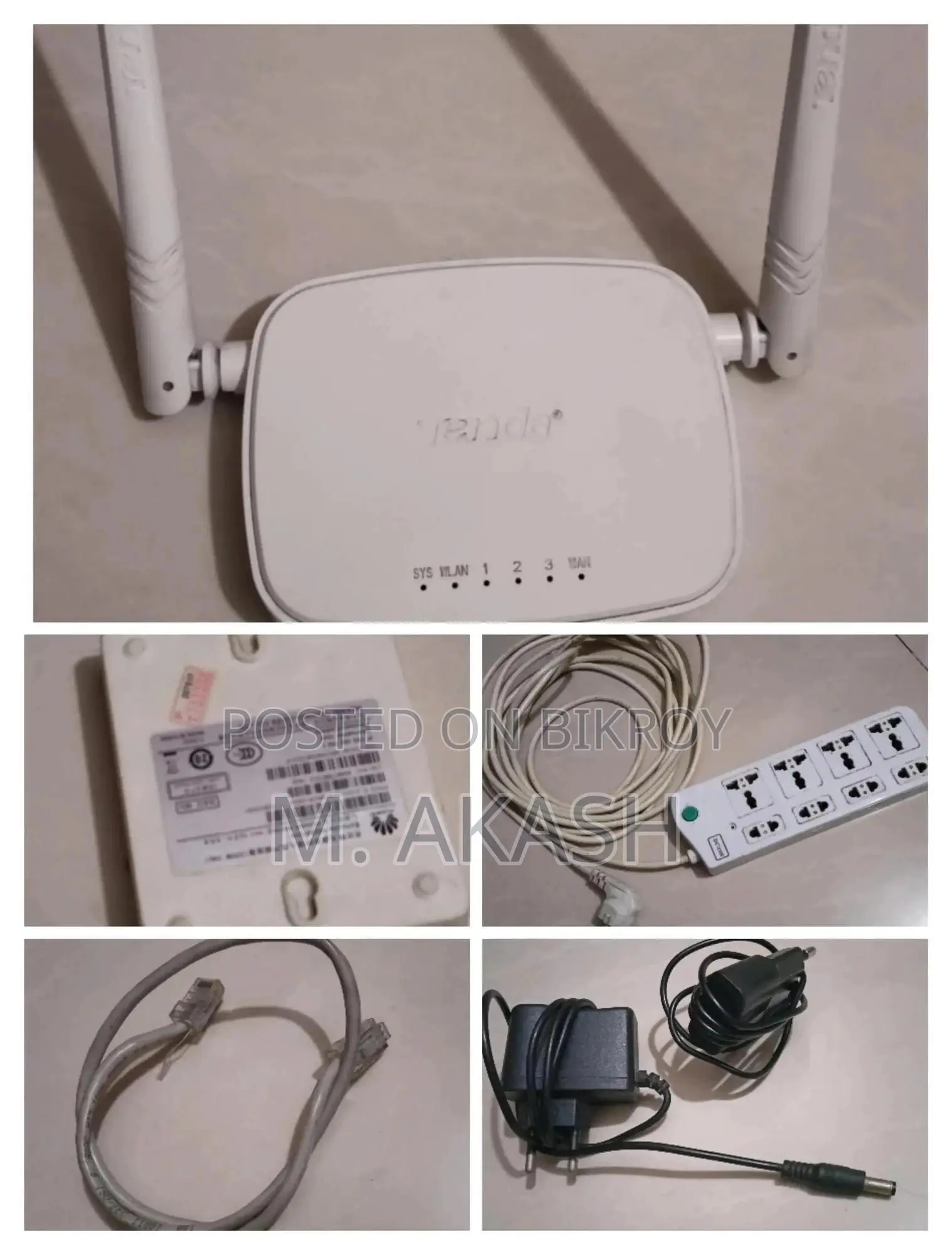 Router Wi-Fi Tenda N300 With ONU Combo