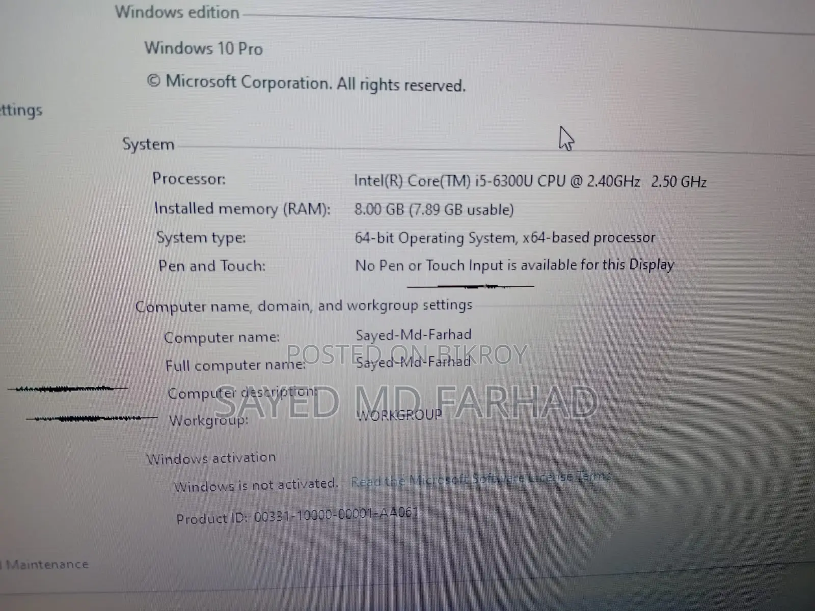 Laptop Dell Latitude E7470 8GB Intel Core i5 SSD 256GB