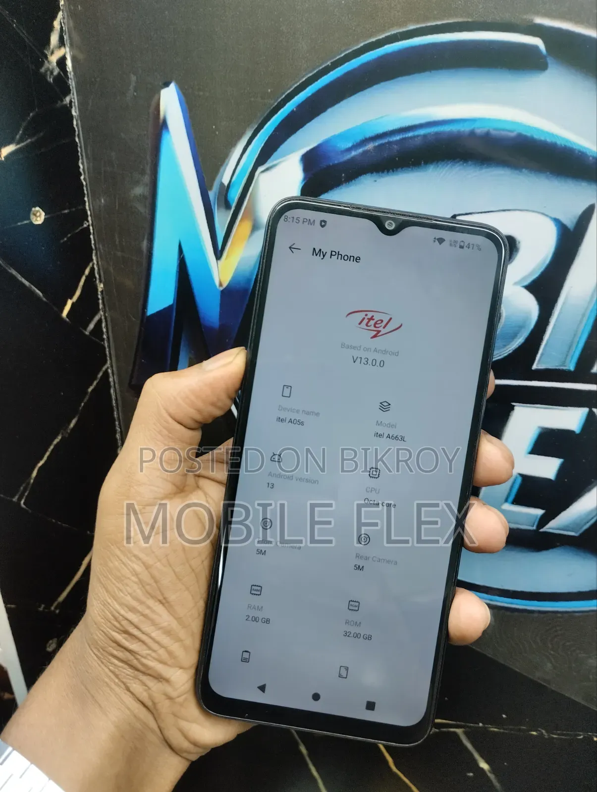 Itel A05s 32 GB Blue