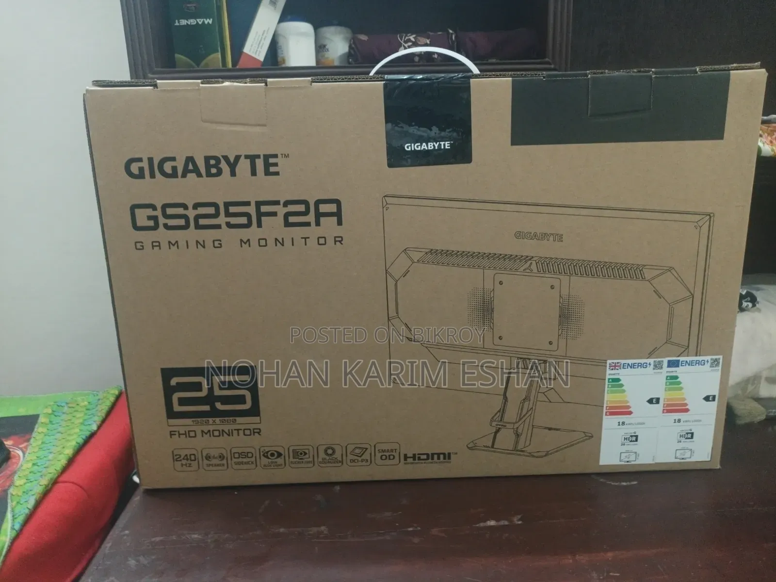 Gigabyte Gs25f2a Monitor Fully New