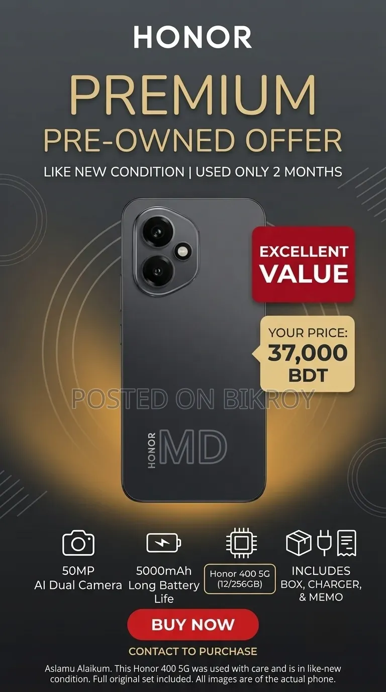Honor 400 256 GB Black