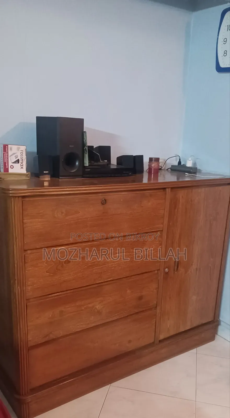 4 Part Wardrobe With Side Panel