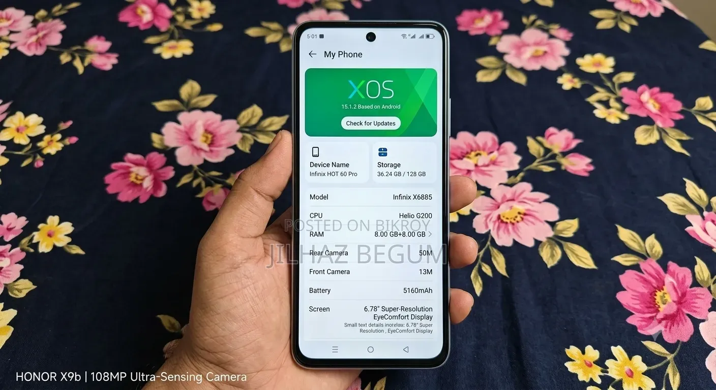 Infinix Hot 60 Pro 128 GB Black
