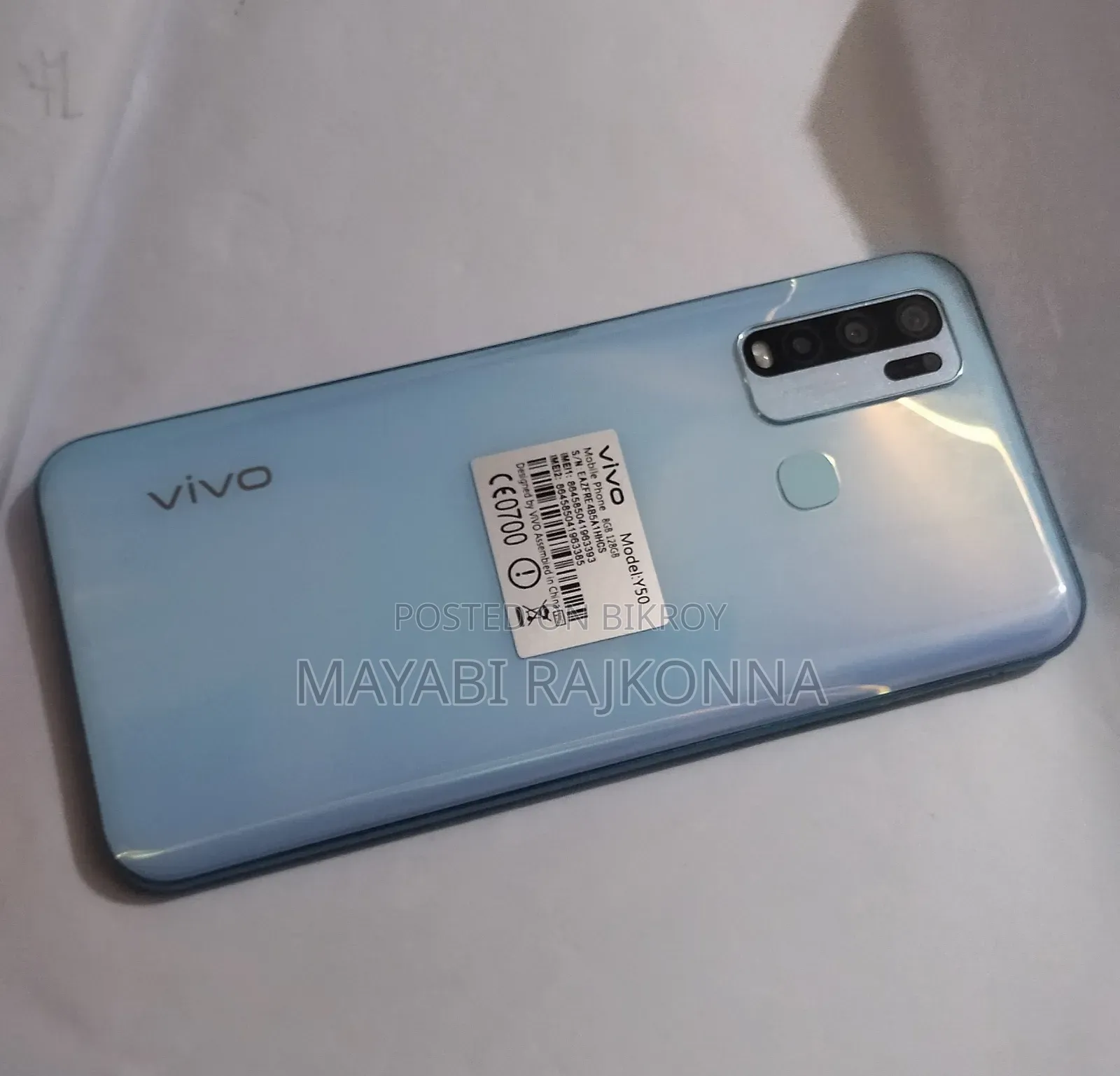 Vivo Y50 128 GB Blue
