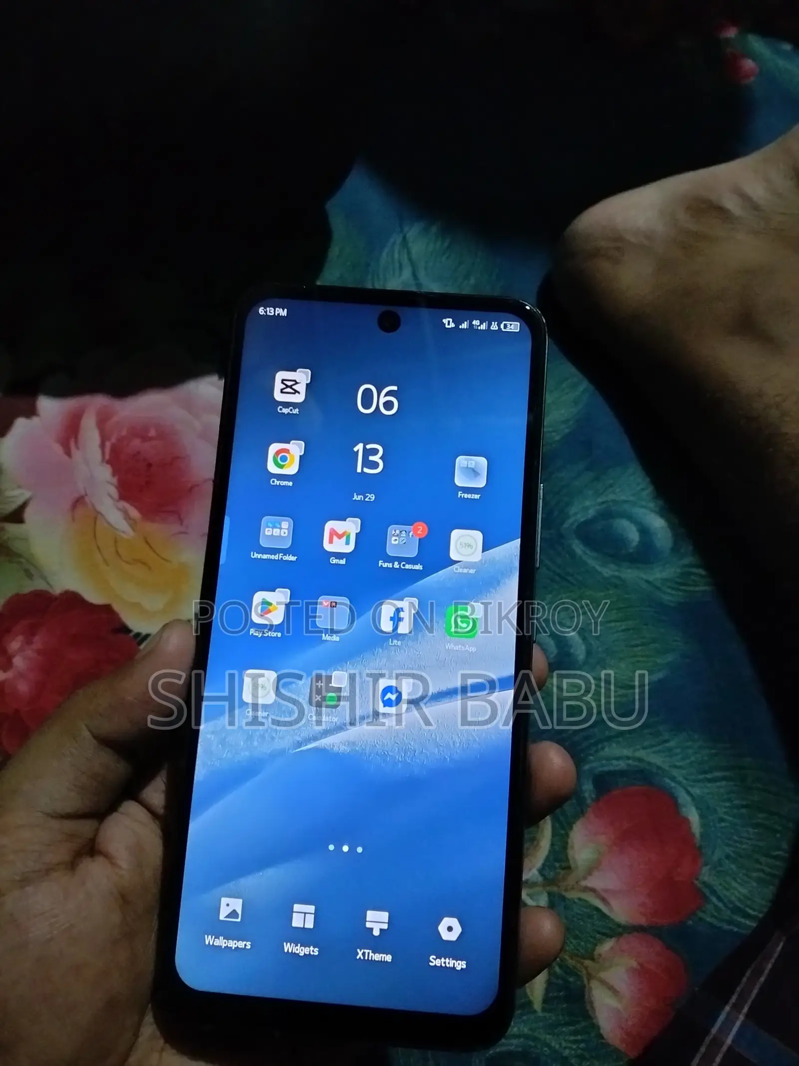 ইনফিনিক্স হট ১২ প্লে ৬৪ জিবি ব্লু