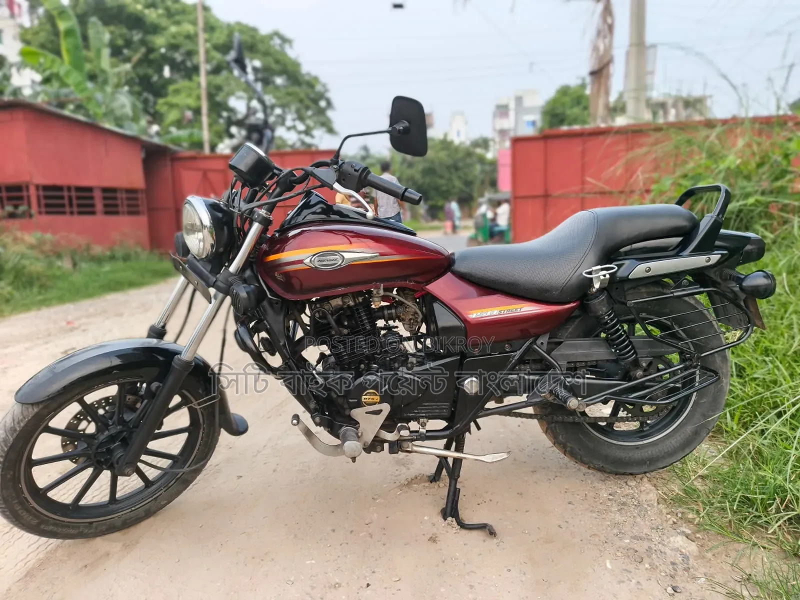 নিউ বাজাজ অ্যাভেঞ্জার ১৫০ স্ট্রিট ২০১৭ রেড