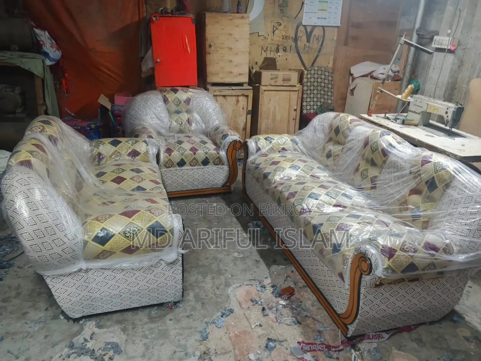 পাইকারি রেটে আকর্ষণীয় সব সোফা পাচ্ছেন Ak Furniture থেকে