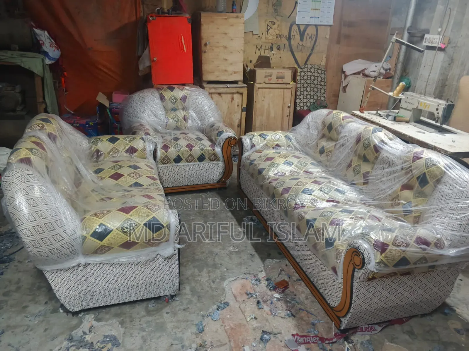 পাইকারি রেটে আকর্ষণীয় সব সোফা পাচ্ছেন Ak Furniture থেকে