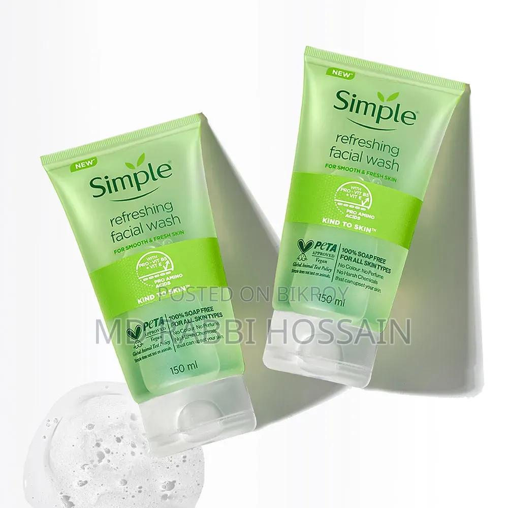 Simple Refreshing Facial Gel Wash