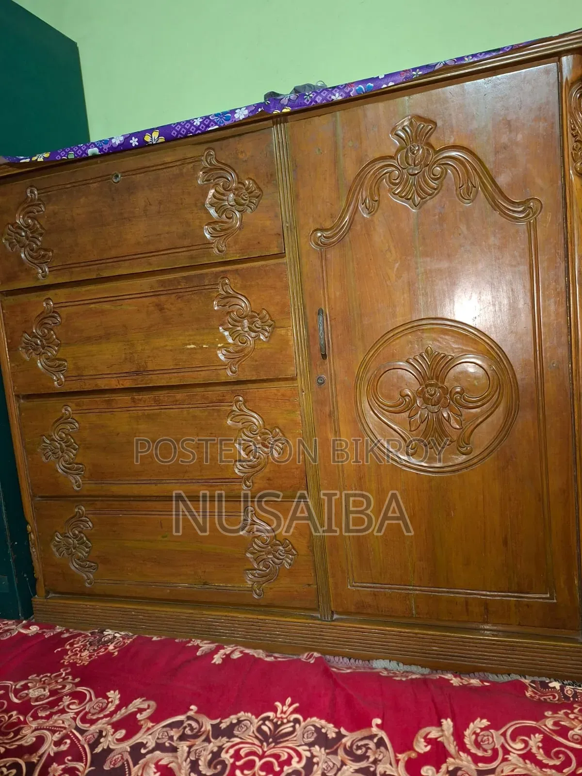 Teak Wood Wardrobe