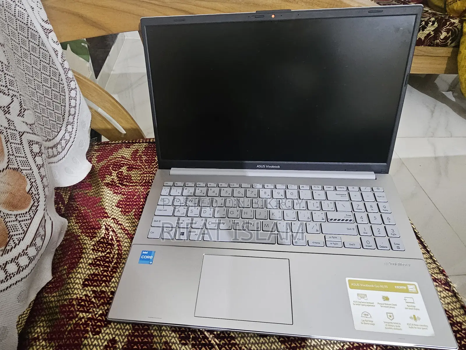 Laptop Asus 8GB Intel Core I3 SSD 500GB