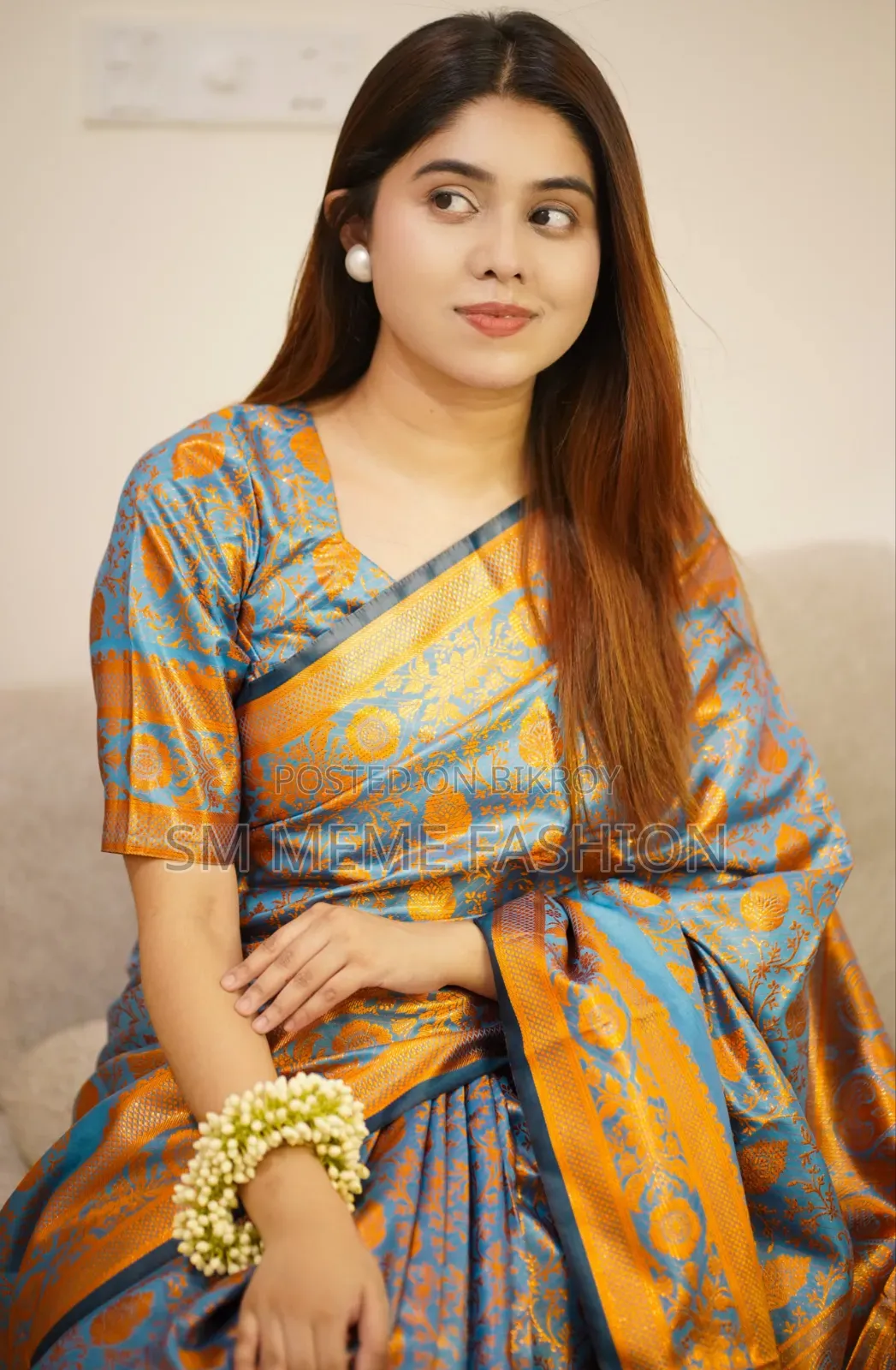 Kanjivaram Katan Saree With Blouse Piece