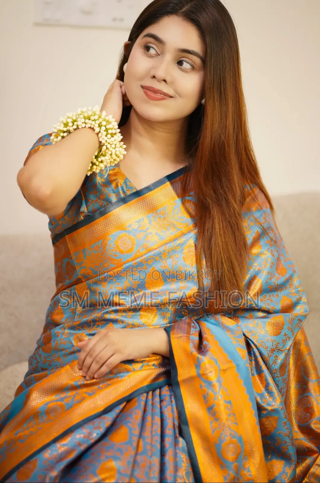 Kanjivaram Katan Saree With Blouse Piece
