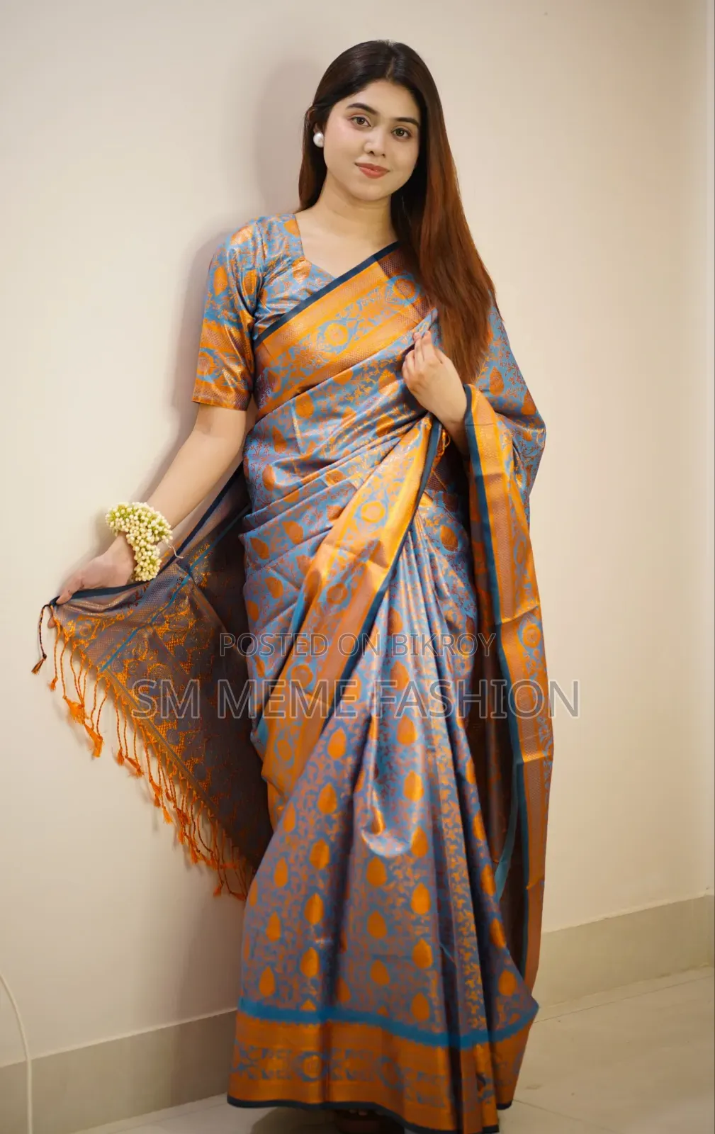 Kanjivaram Katan Saree With Blouse Piece