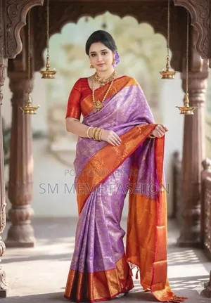 Kanjivaram Katan Saree With Blouse Piece