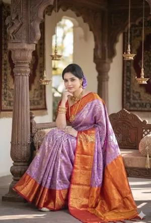 Kanjivaram Katan Saree With Blouse Piece
