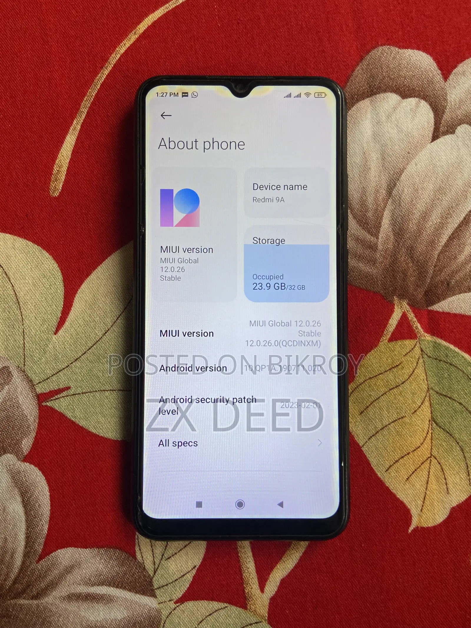 Xiaomi Redmi 9A 32 GB Black