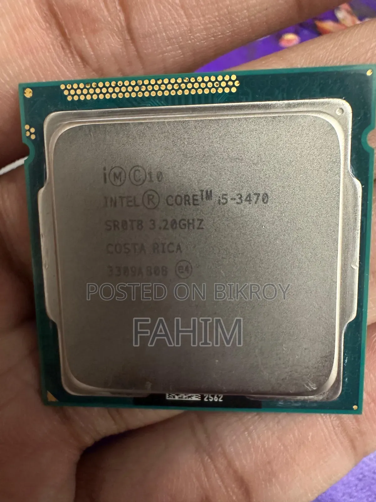 Intel Core I5 -3470 (Only Processor)