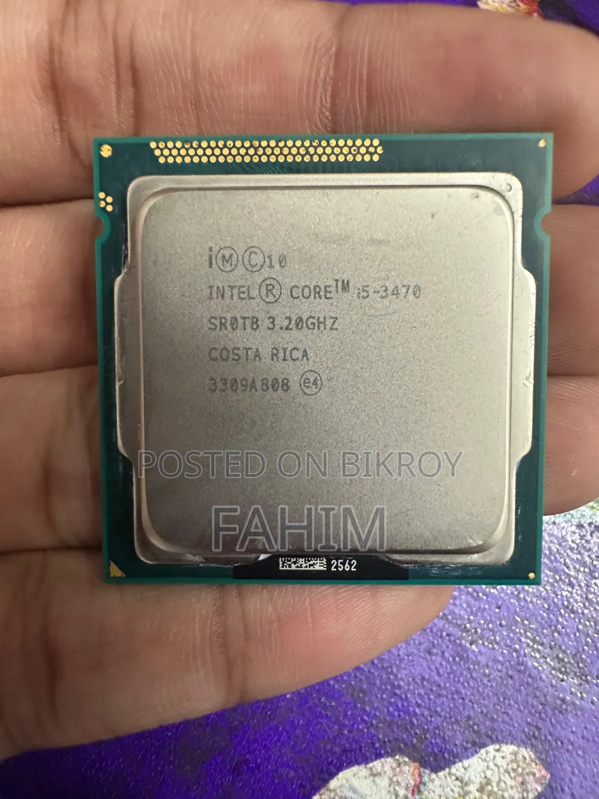 Intel Core I5 -3470 (Only Processor)