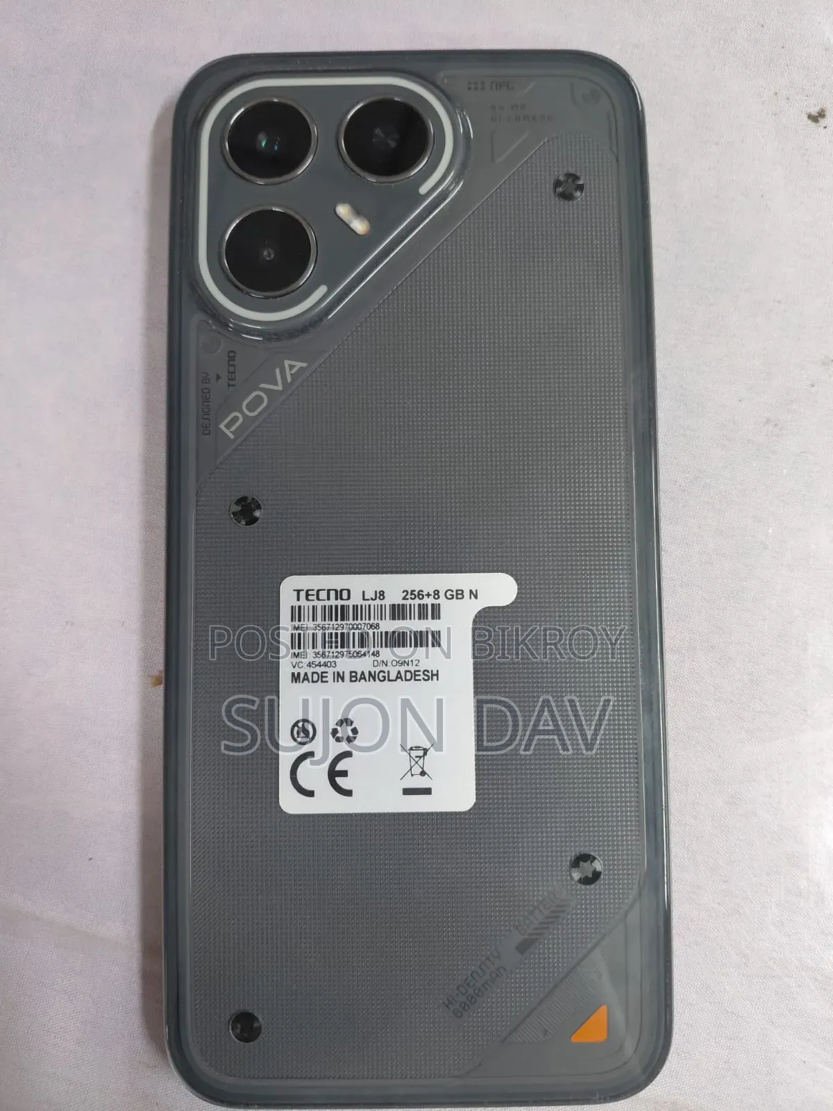 Tecno Pova 7 Pro 5G 256 GB Black