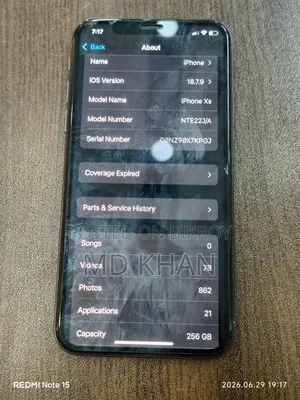 Apple iPhone XS 256 GB Gold
