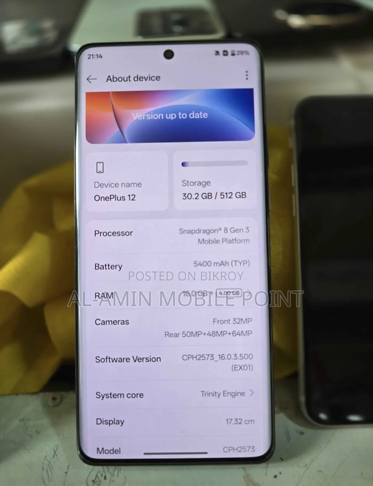 OnePlus 12 512 GB Gray