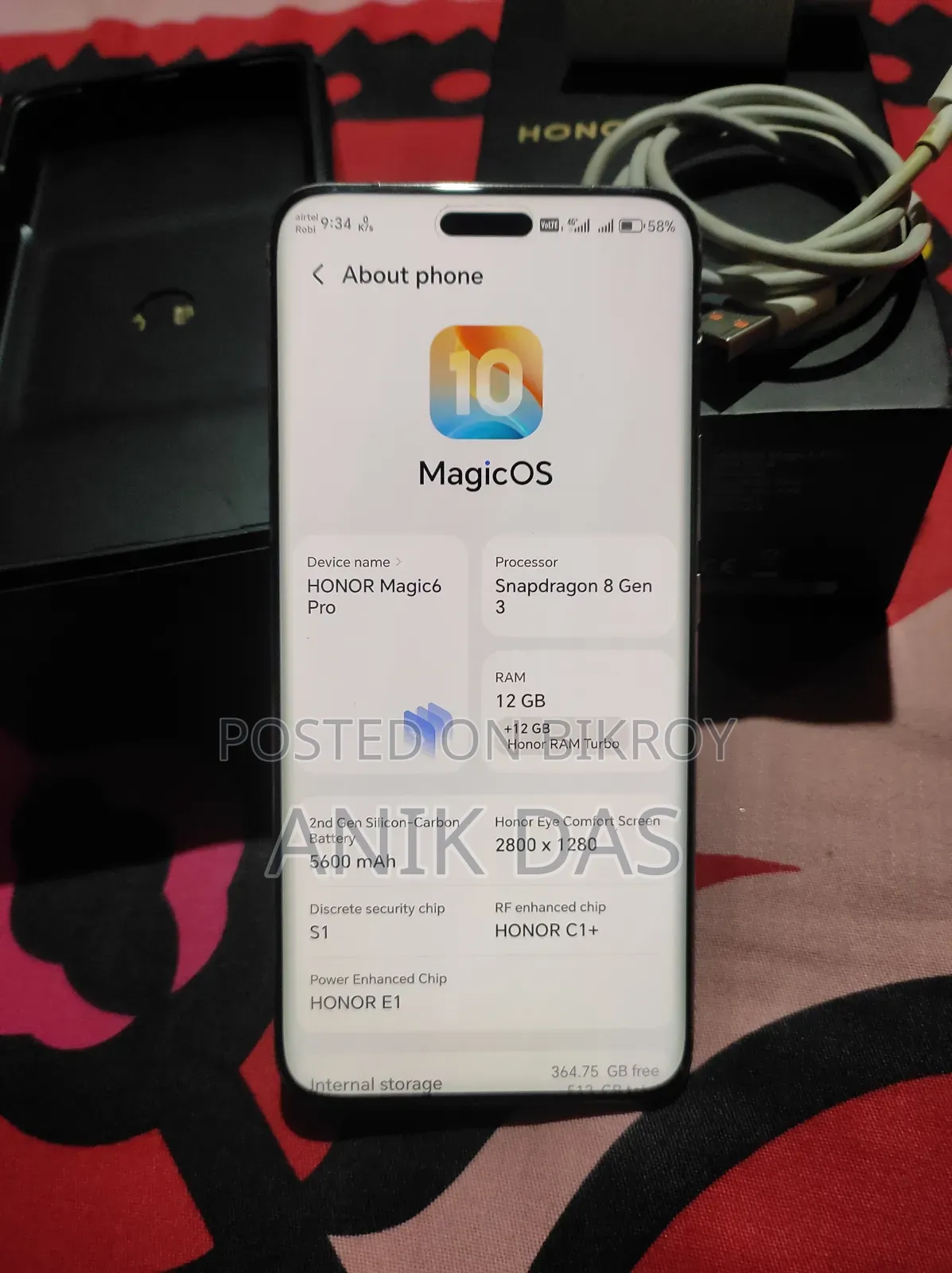 Honor Magic6 Pro 512 GB Green