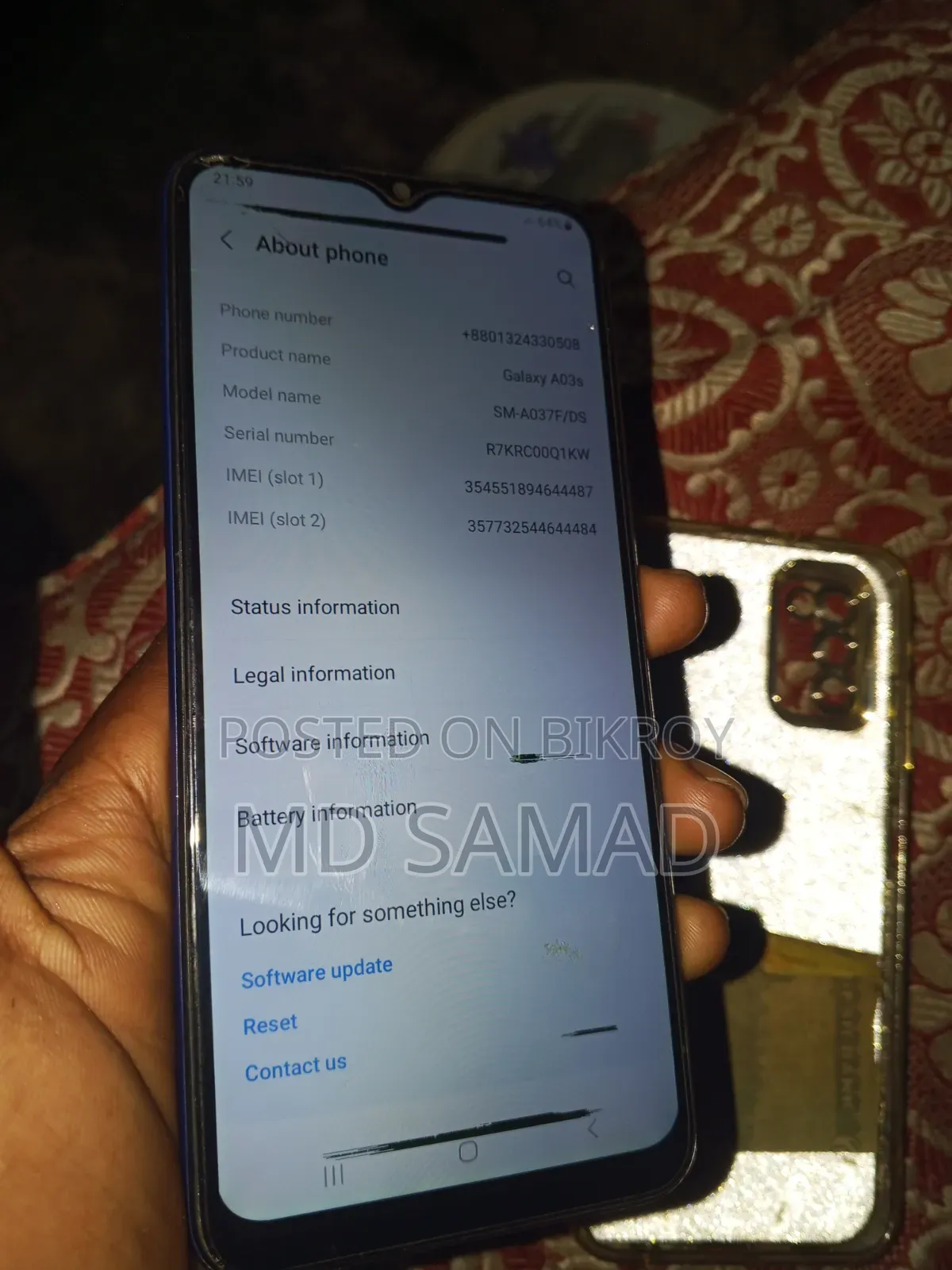 Samsung Galaxy A03 64 GB Black
