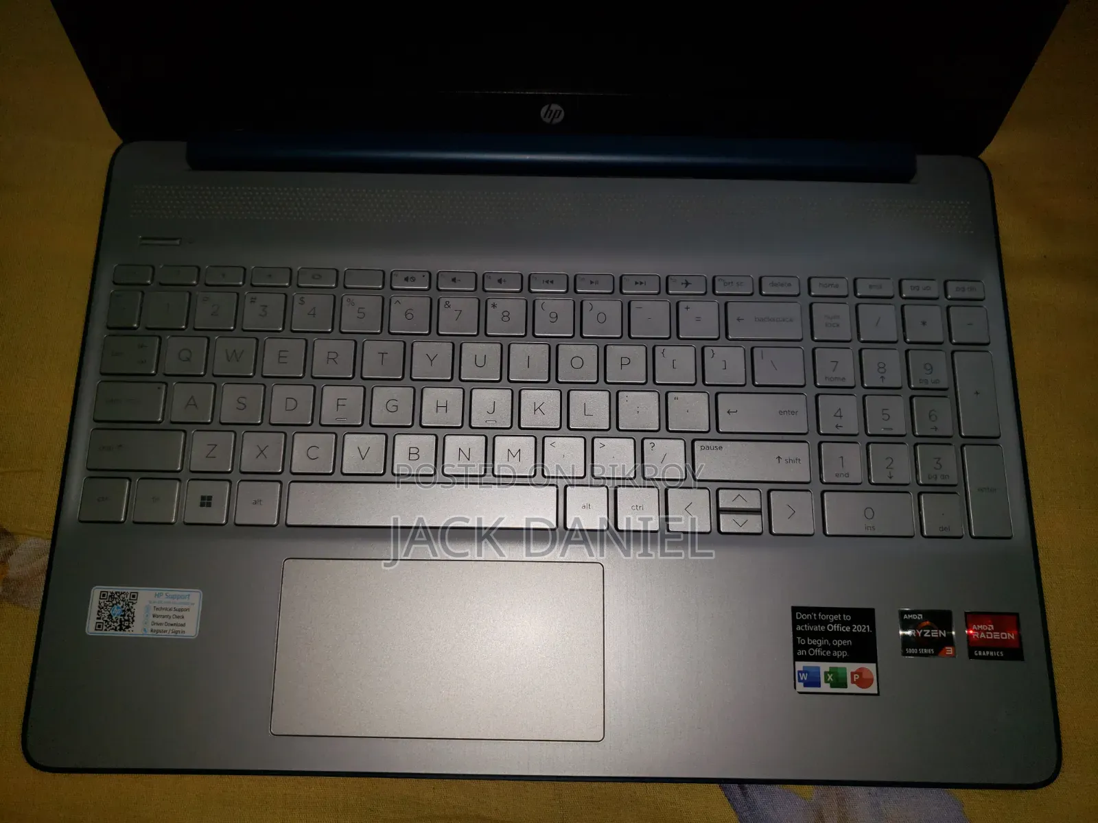 নতুন ল্যাপটপ HP 15S ৮জিবি এএমডি রাইজেন ৫ এসএসডি ৫১২জিবি