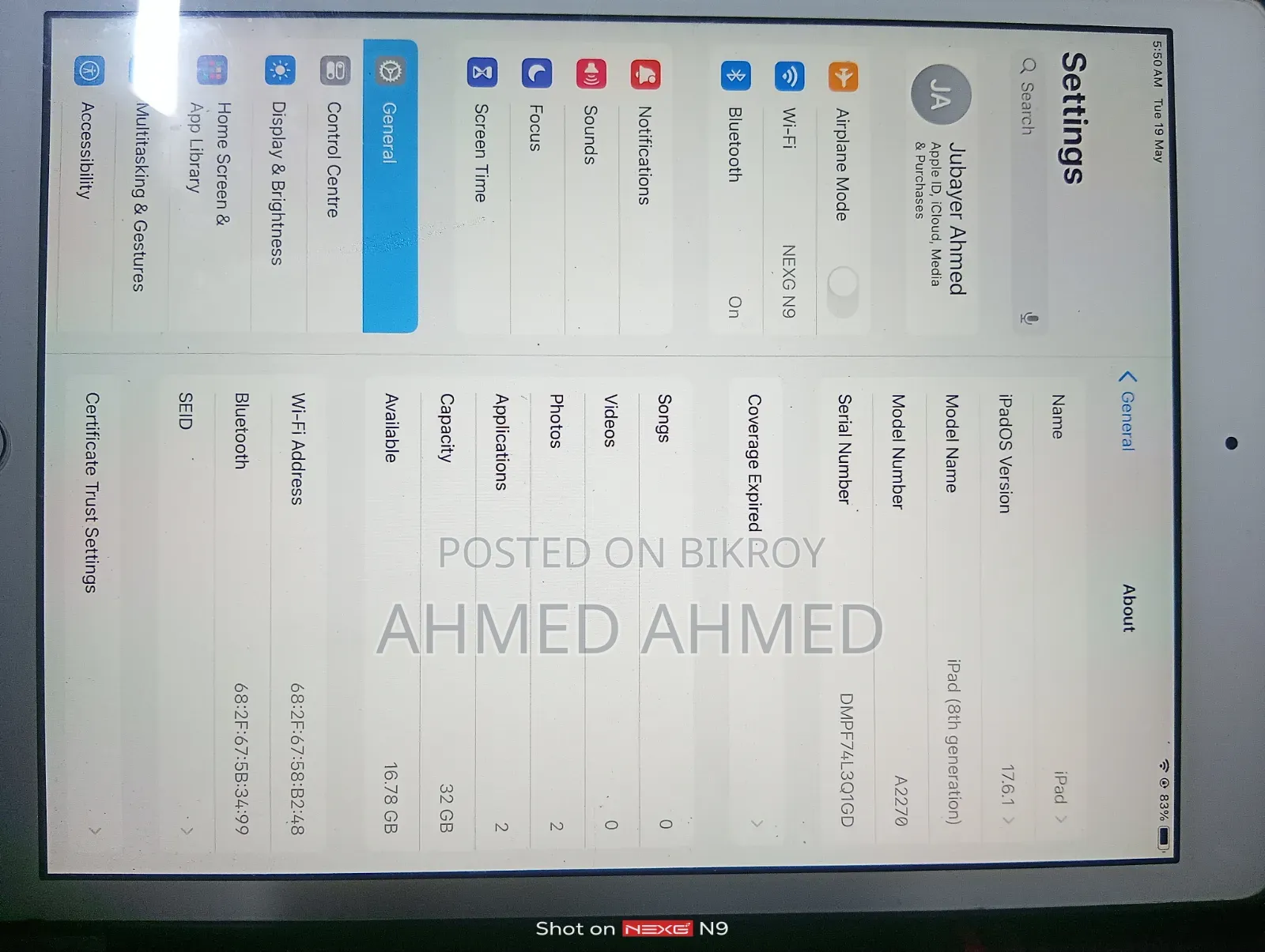 Apple iPad Wi-Fi 32 GB Gray