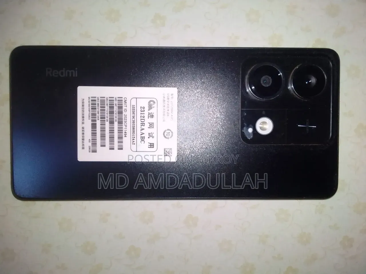 Xiaomi Redmi Note 13 256 GB Black