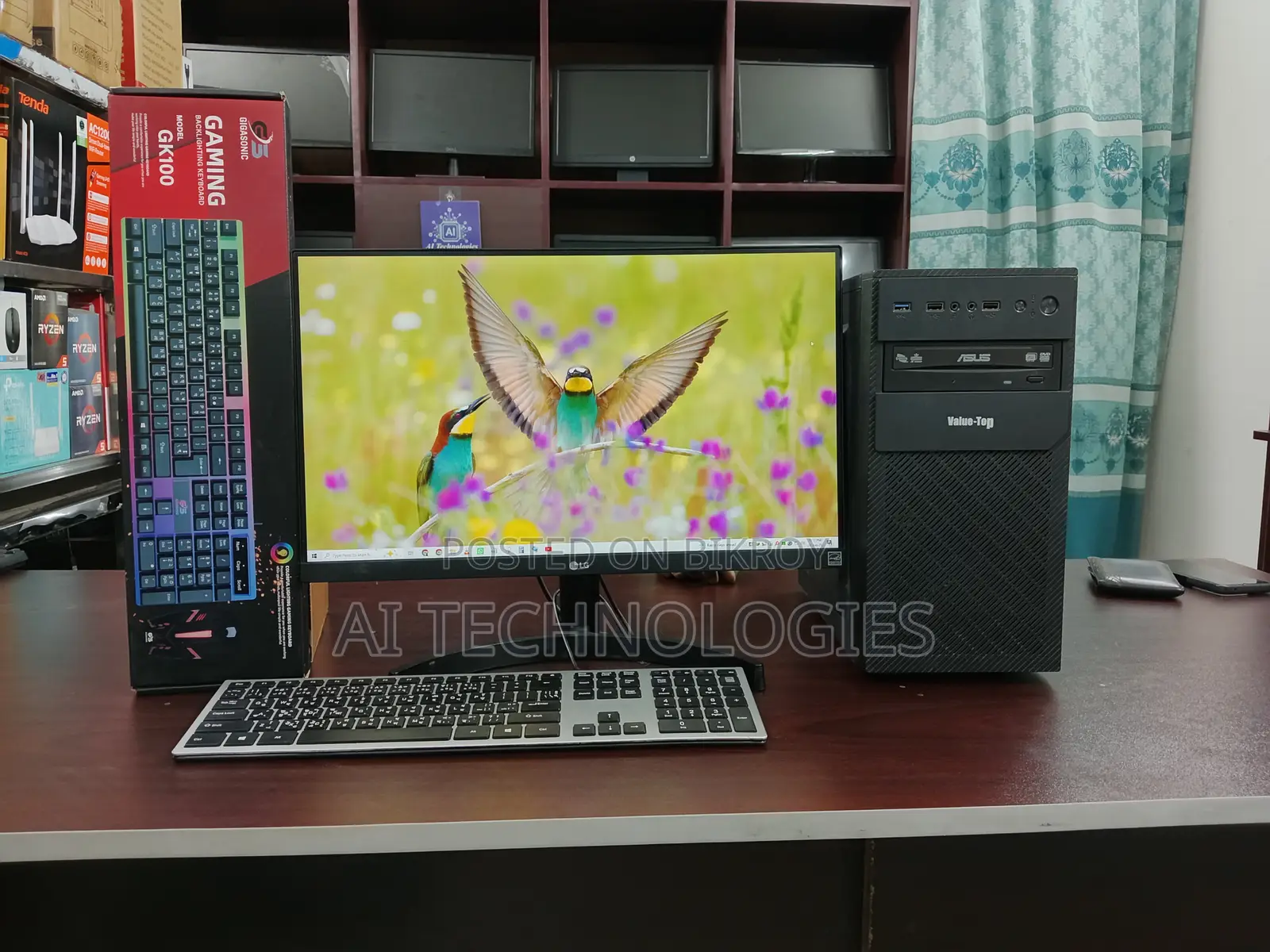 Desktop Computer Gigabyte 4GB Intel Core I3 SSD 128GB