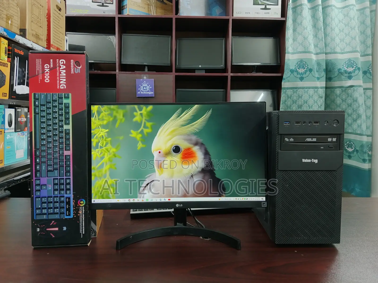 Desktop Computer Gigabyte 4GB Intel Core I3 SSD 128GB