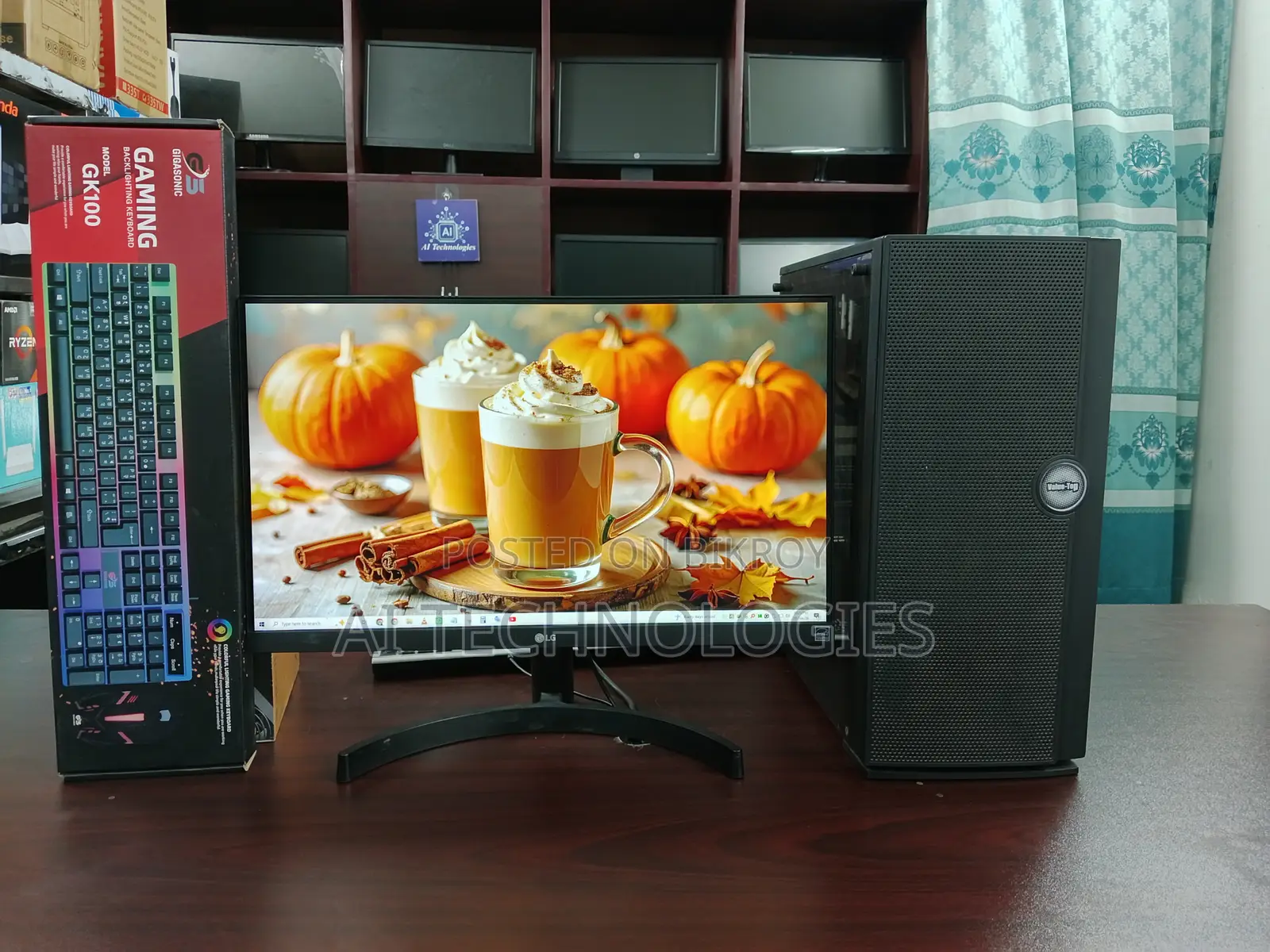Desktop Computer MSI 8GB AMD Ryzen 5 SSD 128GB