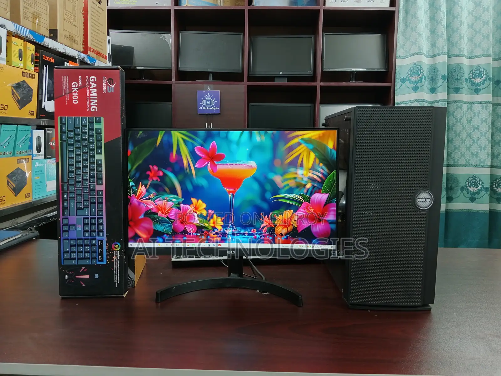 Desktop Computer MSI 8GB AMD Ryzen 5 SSD 128GB