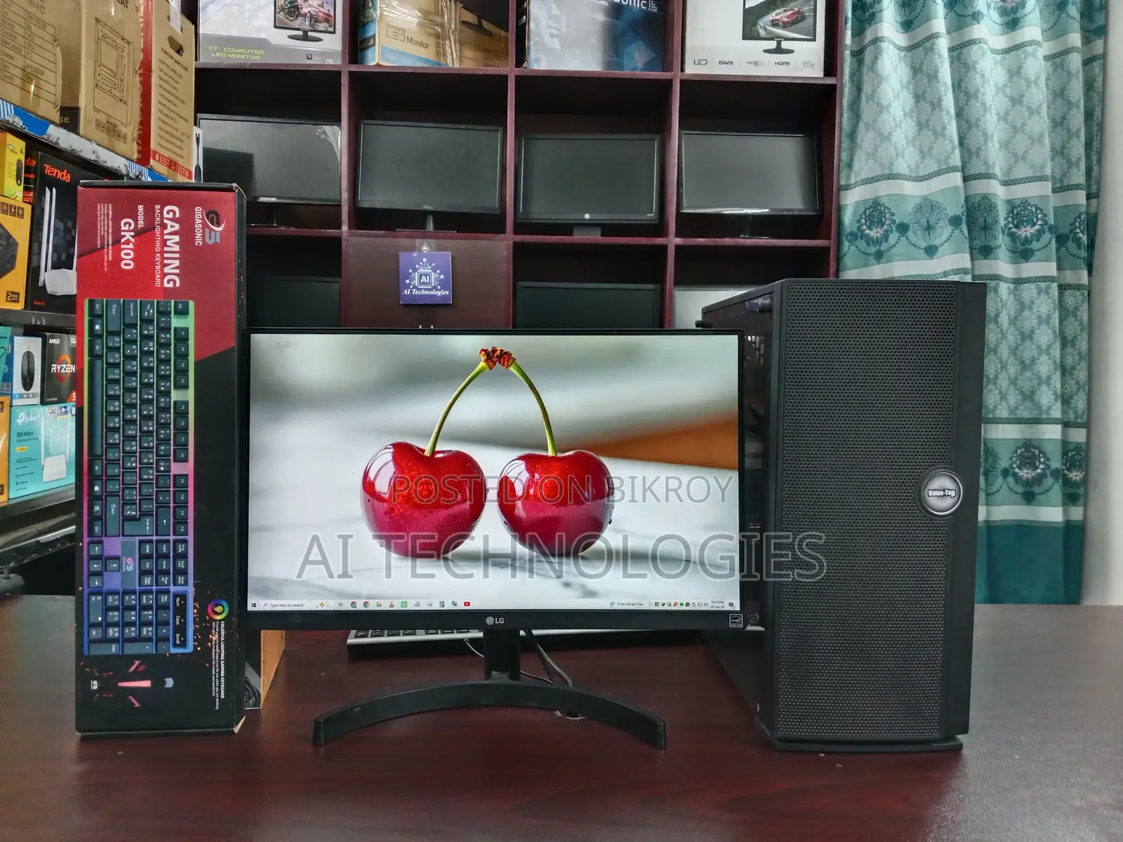Desktop Computer MSI 8GB AMD Ryzen 5 SSD 128GB