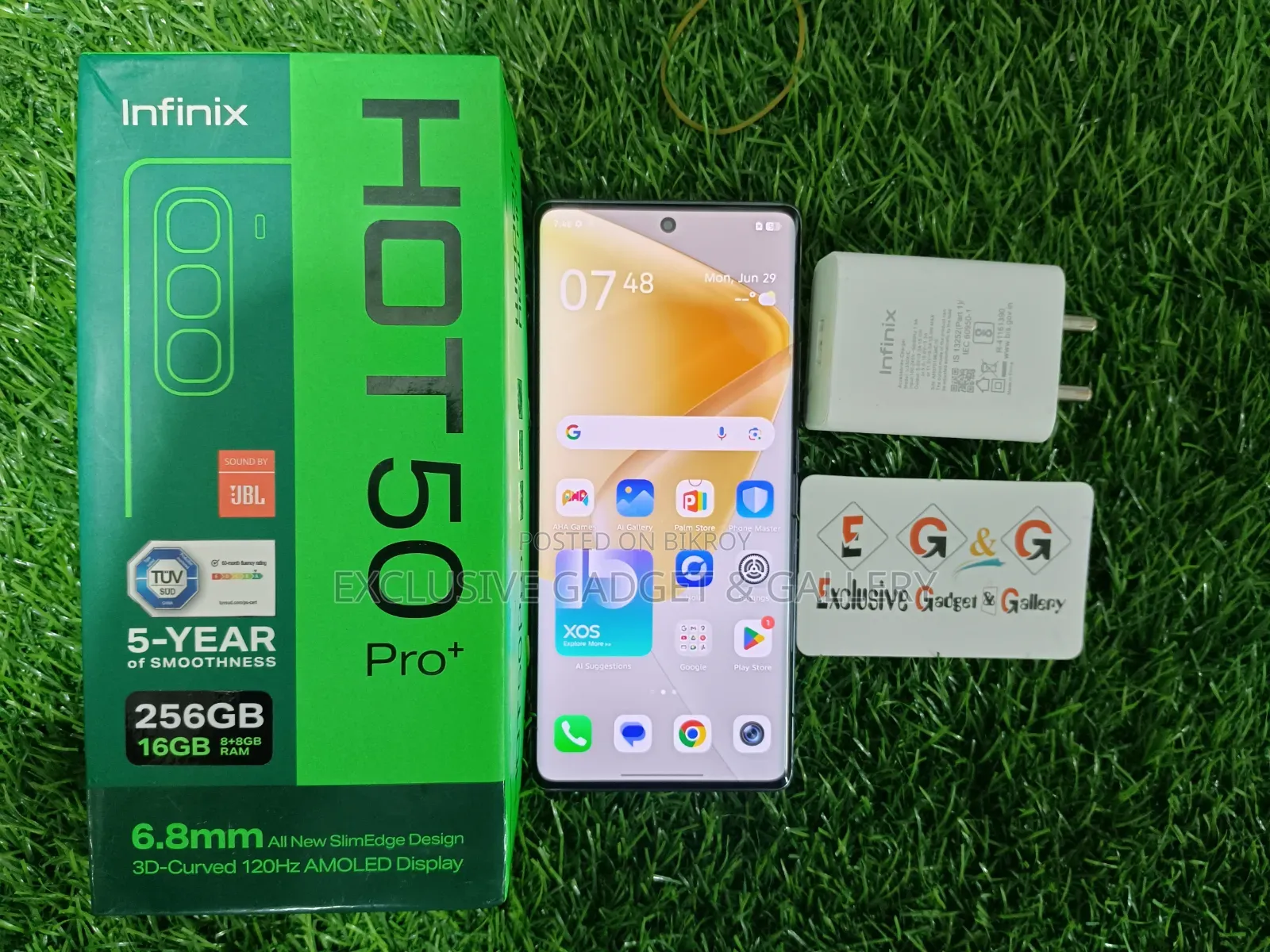 ইনফিনিক্স হট ৫০ প্রো+ ৪জি ২৫৬ জিবি সিলভার