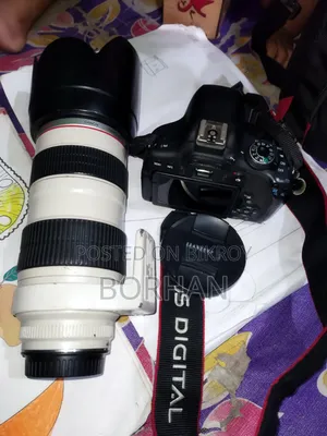 Canon Camera With 70-200 Zoom Lens