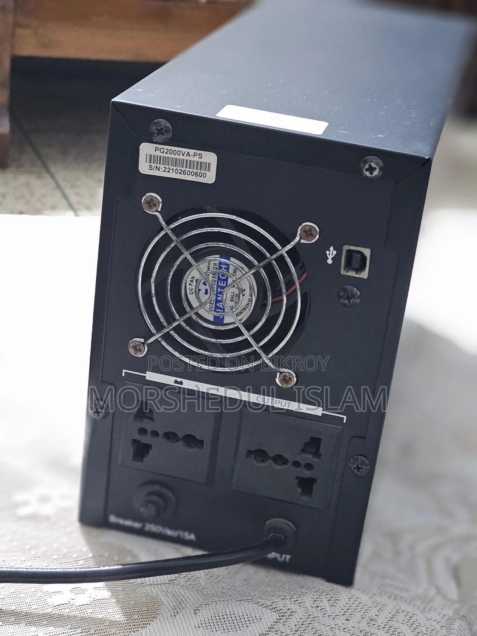 Ups: Power Guard 2000va Offline Ups Steel Body With Fan